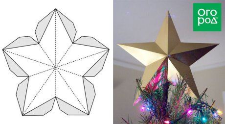 Как сделать звездочку из бумаги — 4 схемы.